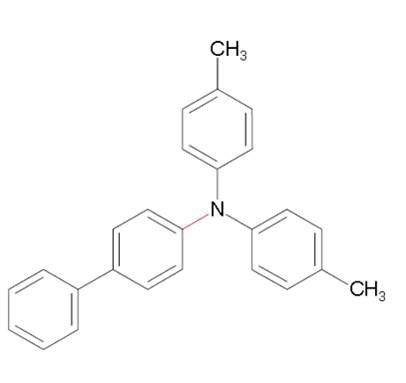 Biphenyl-4-yl-di-p-tolyl-amine (M=349.568 g/Mol) Biphenyl-4-yl-di-p-tolyl-amine (M=349.568 g/Mol)