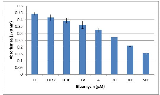 Bleomycin-absorbance Bleomycin-absorbance