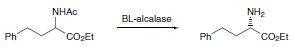 BL-alcalase can catalyse the enzymatic resolution of a homophenylalanine ester in Ionic Liquids