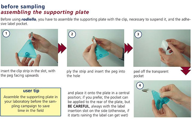 Radiello before sampling Radiello before sampling