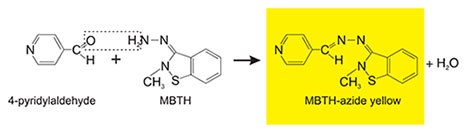 radiello O3 chemical reaction