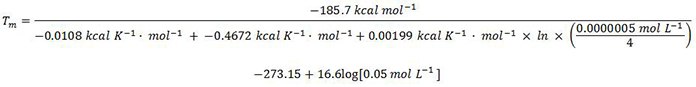 calculate melting temperature calculate melting temperature