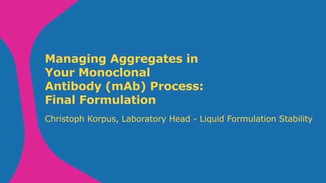 Final Formulation Final Formulation