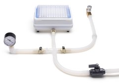 MultiScreenHTS Vacuum Manifold The MultiScreen®HTS Vacuum Manifold is designed for use with 96-well plate and 384-well plate MultiScreenHTS filter and collection plates