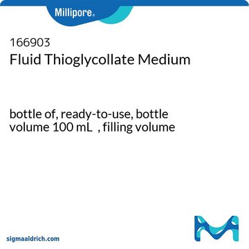 Fluid Thioglycollate Medium bottle of, ready-to-use, bottle volume 100 mL , filling volume