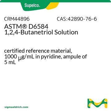 ASTM® D6584 1,2,4-Butanetriol Solution certified reference material, 1000 μg/mL in pyridine, ampule of 5 mL