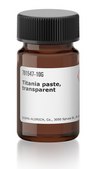 Titania paste, transparent