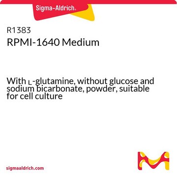 RPMI-1640 Medium With L-glutamine, without glucose and sodium bicarbonate, powder, suitable for cell culture