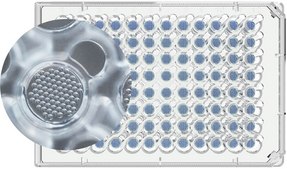 Millicell® Microwell Plates 600 µm U-bottom 96-well Hydrogel Plates, 5 pack, lid, skirt, Organoid and Spheroid Culture