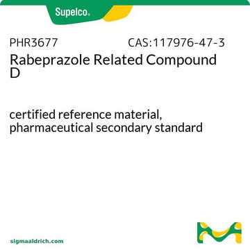 Rabeprazole Related Compound D certified reference material, pharmaceutical secondary standard
