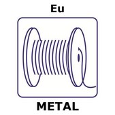 Europium wire reel, 100mm, diameter 1.0mm, hard, 99.95%