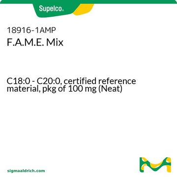 F.A.M.E. Mix C18:0 - C20:0, certified reference material, pkg of 100 mg (Neat)
