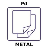 Palladium microfoil, disks, 25mm, thinness 0.5μm, specific density 303.4μg/cm2, permanent mylar 3.5μm support, 99.99%