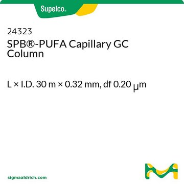 SPB®-PUFA Capillary GC Column L × I.D. 30 m × 0.32 mm, df 0.20 μm