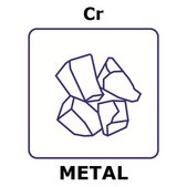 铬 lump, 10 mm max. lump size, weight 50 g, purity 99.99%