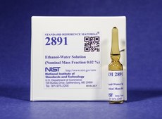Ethanol-water solution NIST® SRM® 2891, nominal mass fraction 0.02%