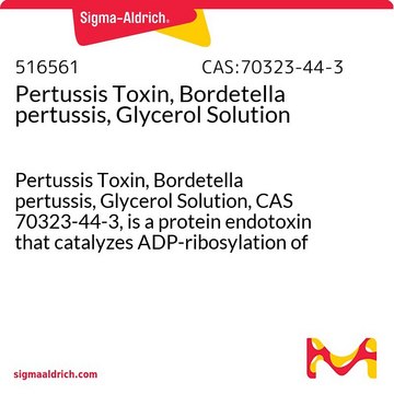 百日咳毒素，百日咳博代氏杆菌，丙三醇溶液 Pertussis Toxin, Bordetella pertussis, Glycerol Solution, CAS 70323-44-3, is a protein endotoxin that catalyzes ADP-ribosylation of guanine nucleotide-binding regulatory proteins.