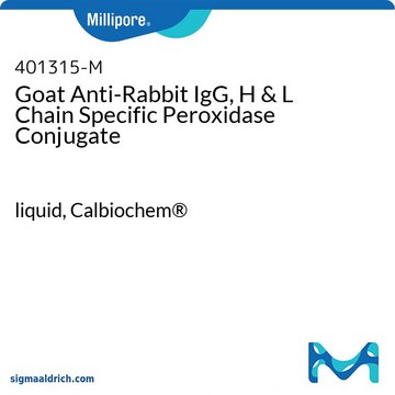 山羊抗兔IgG，H&amp; L链特异性过氧化物酶结合物 liquid, Calbiochem®