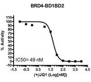 BRD4, BD1, BD2 (49-460) GST tag human recombinant, expressed in E. coli, ≥80% (SDS-PAGE)